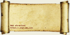 Tatjana Bećković vizit kartica